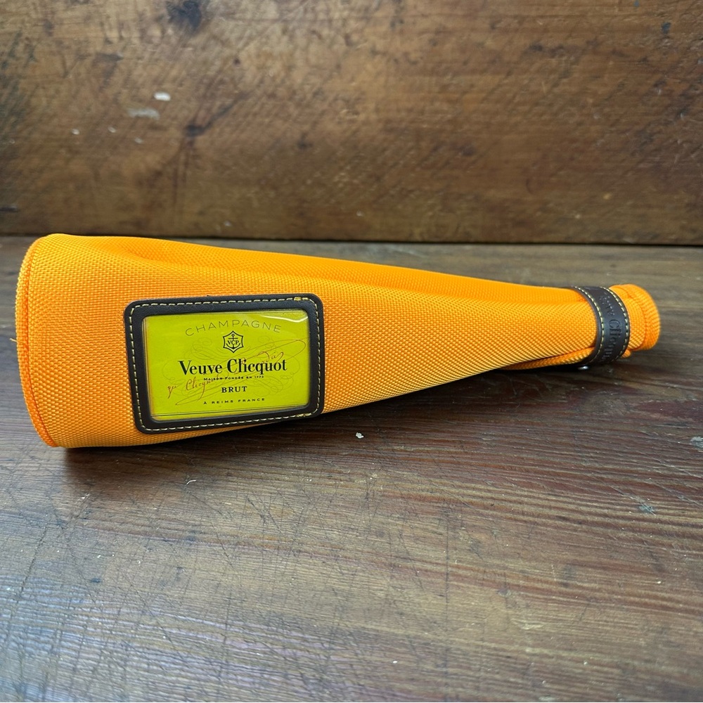Veuve Clicquot Bottle Coozie Insulated Case Yellow Label Reims France